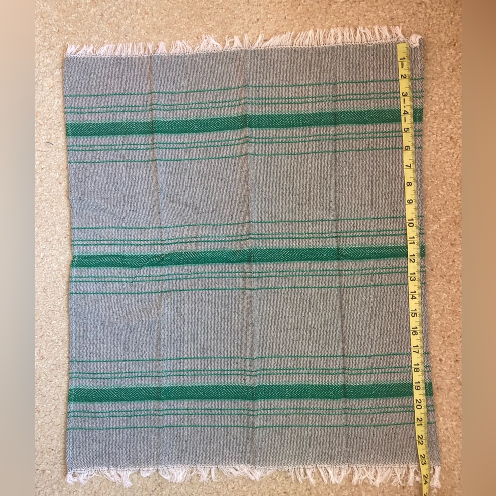 Artisan Woven Mexican Tea Towel, Hand Towel, Boho Chic, Kitchen, Serape - Picture 6 of 6